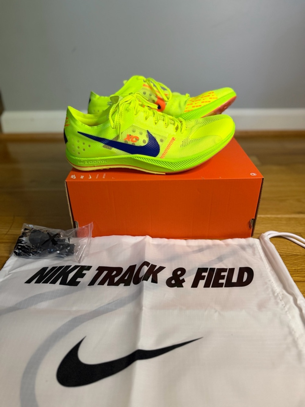 Nike ZoomX Racing Spikes New w/ Box & Bag Track XC Shoes Mens